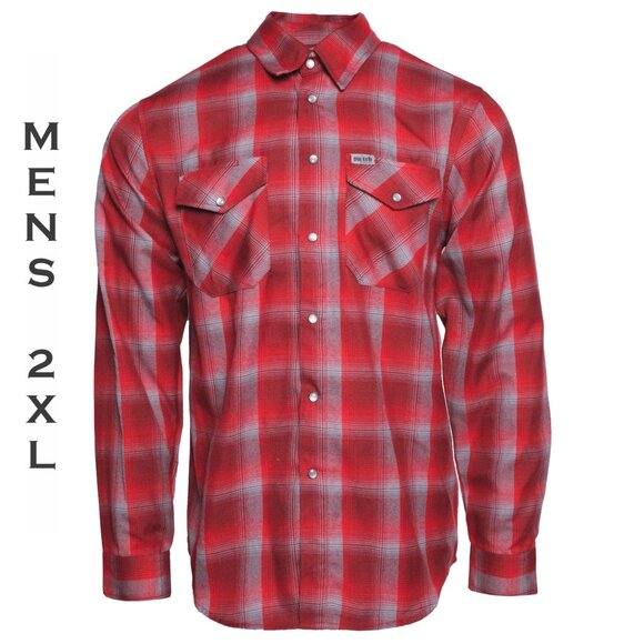 DIXXON FLANNEL x SWITCH SUSPENSION - GAME OVER Flannel Shirt - Men's 2XL - Picture 1 of 13